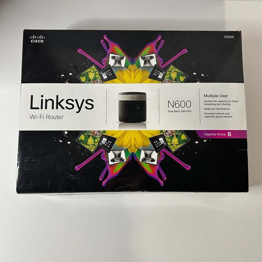 Linksys E2500 N600 Dual-Band Wi-Fi Router